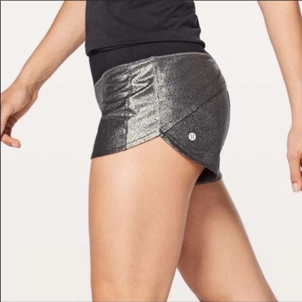 Lululemon Speed Up Foil Shorts - Picture 2 of 11